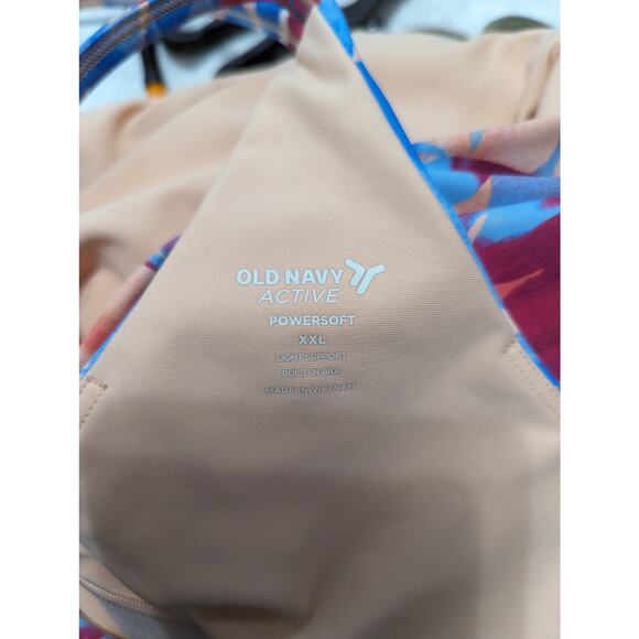 Women's Old Navy Active XXL Multi Color Tank Top - Picture 3 of 4